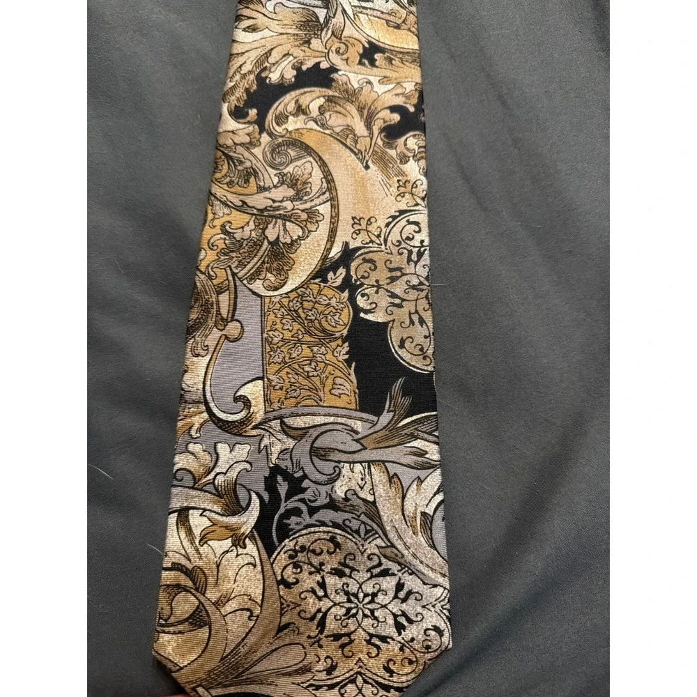 Mens Silk Tie Lot 8pc Polo Ralph Lauren Tommy Hilfiger Paisley Plaid Geometric